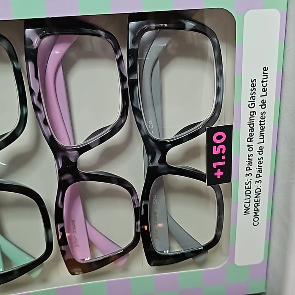 NWT BETSEY JOHNSON READING GLASSES + 150 👓 - Picture 5 of 11